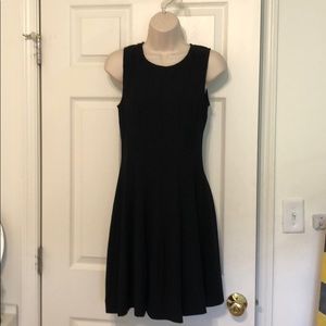 Theory black sleeveless dress